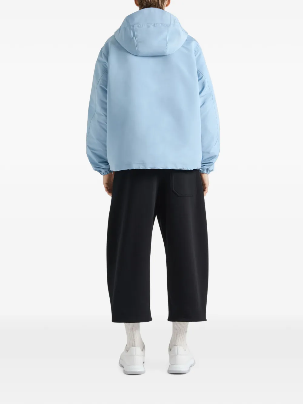 Givenchy Cropped Cocoon Fleece joggingbroek met -patch Zwart