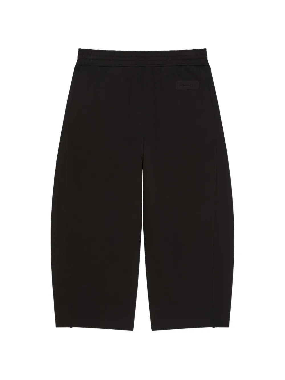 Givenchy Cropped Cocoon Fleece joggingbroek met -patch Zwart