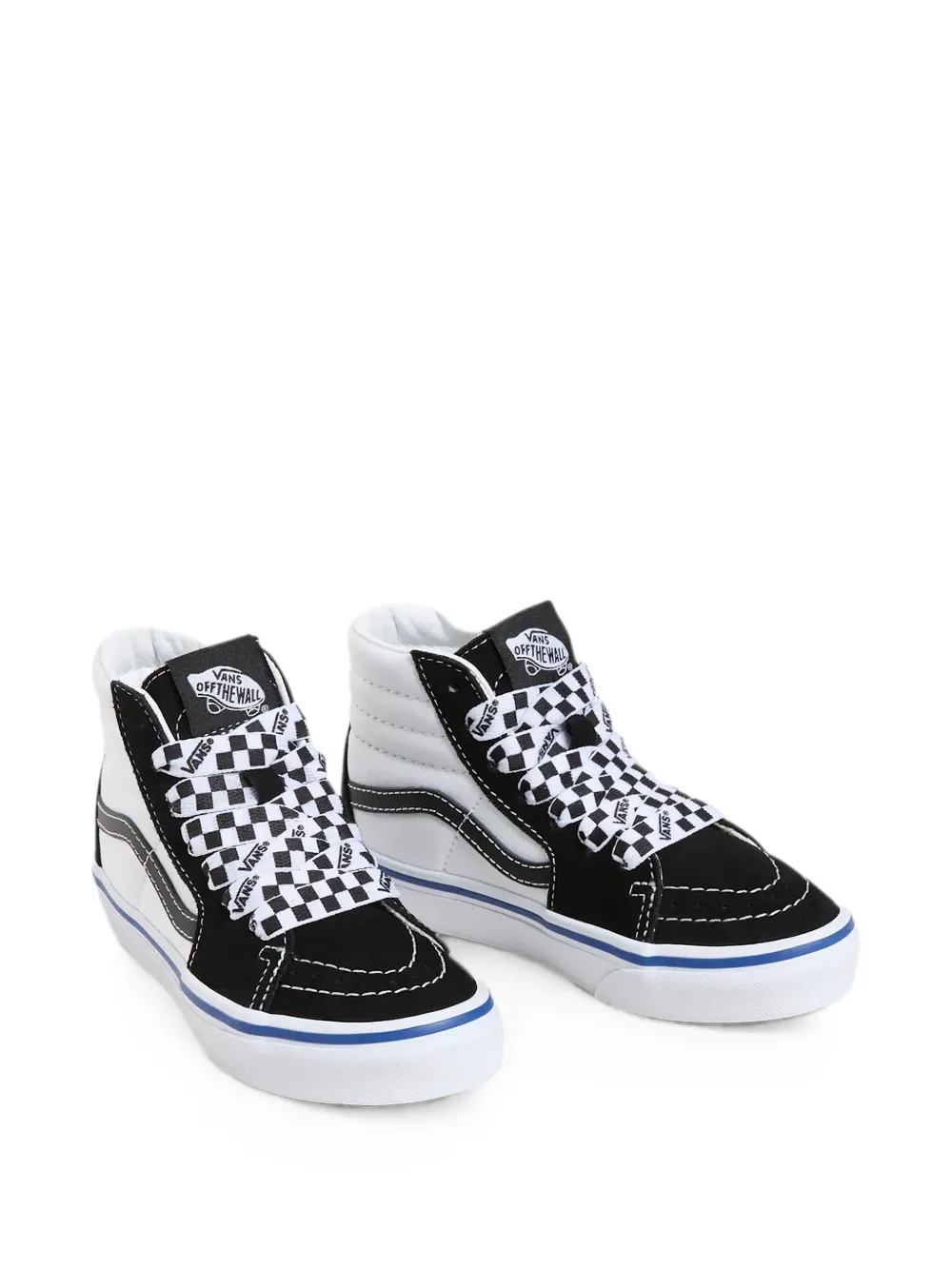 Vans Kids Sneakers Sk8-Hi a quadri - Nero
