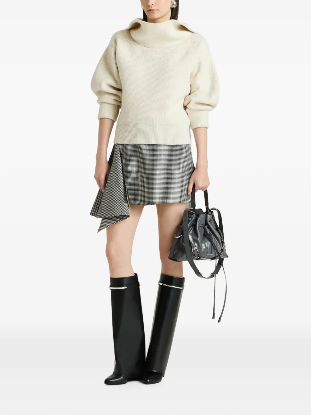 Givenchy Slashed trui van wol en kasjmier Wit