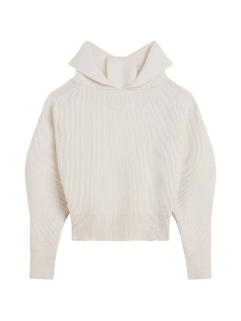 Givenchy slashed sweater in wool and cashmere