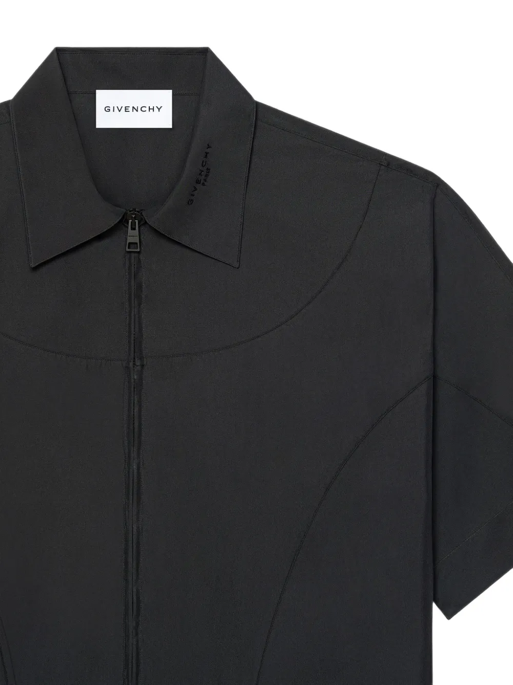 Givenchy Couture Seam overhemd met uitgesneden details Zwart