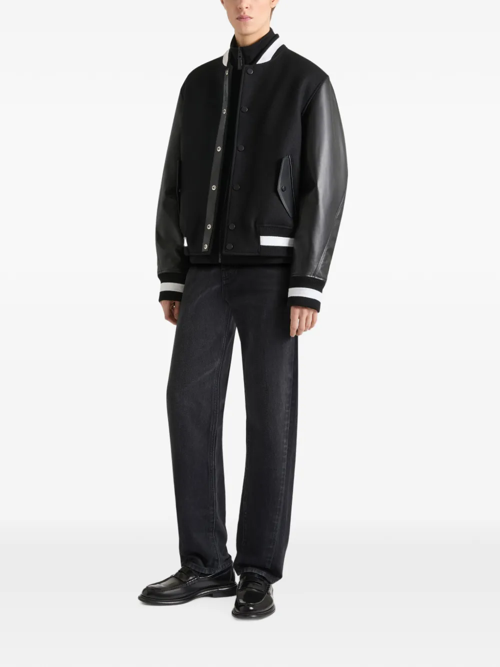 Givenchy Shirtjack met Paris-patch Zwart