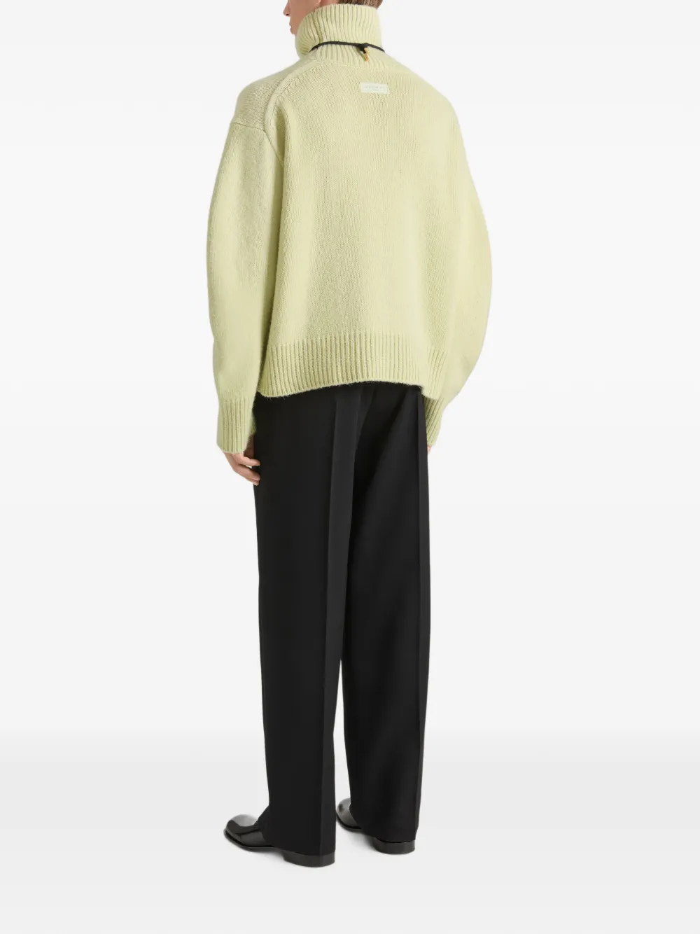 Givenchy Couture Seam coltrui van alpacawol en jakwol Groen