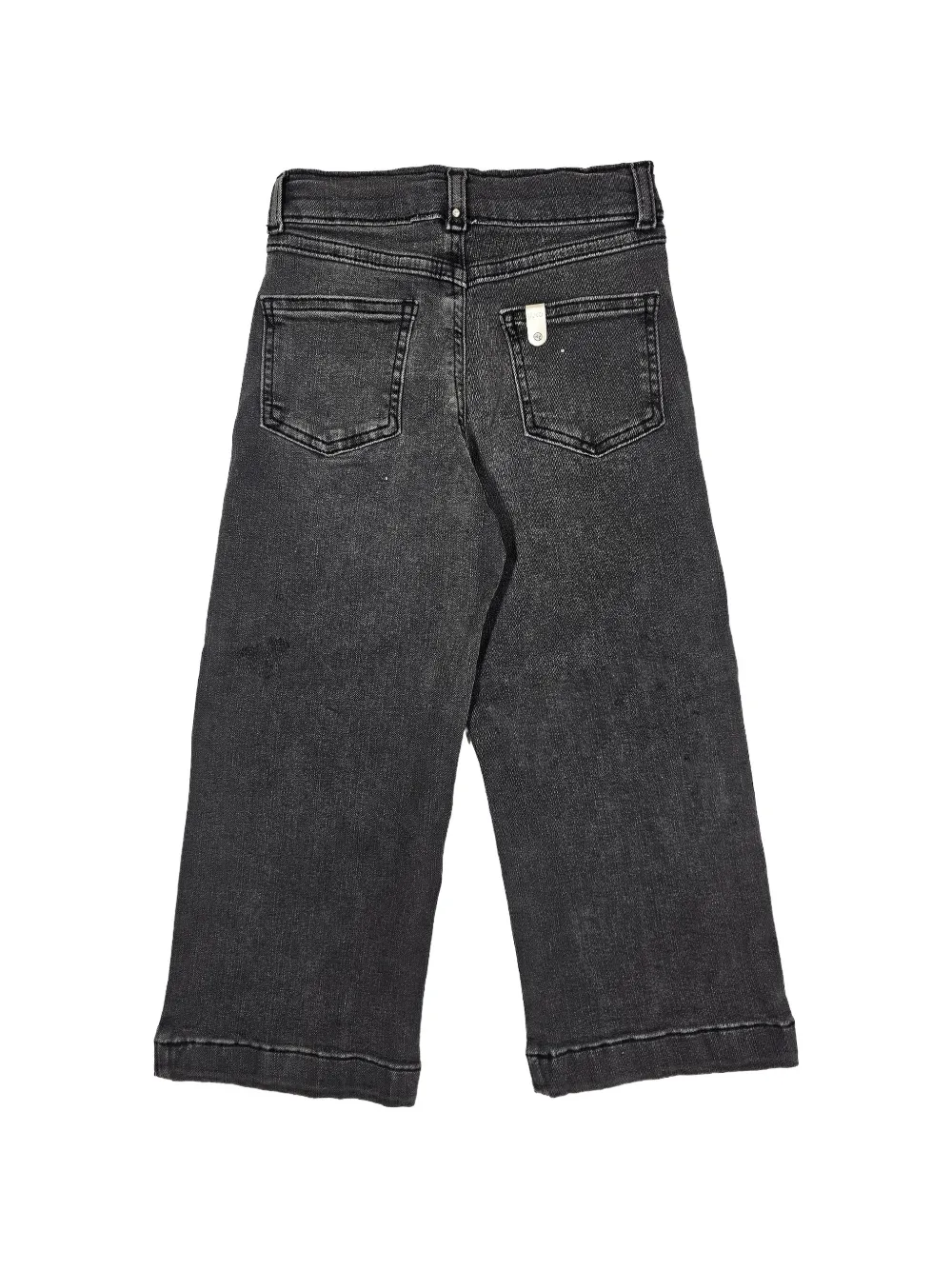 Liu Jo Kids Jeans met vervaagd effect en gesmockte details Grijs