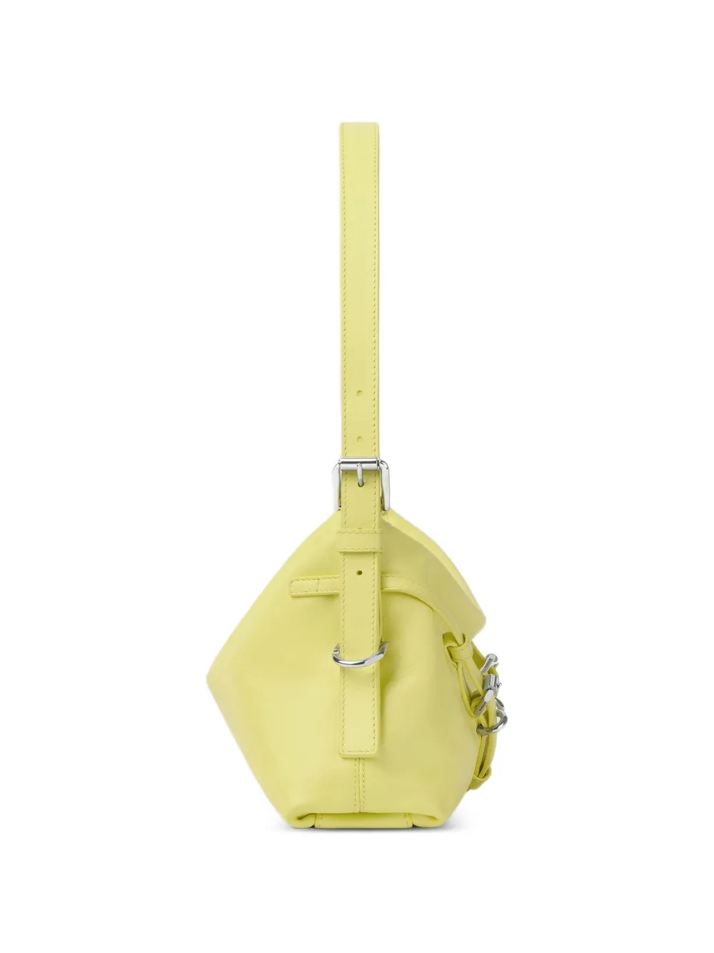 Givenchy Mini Voyou tas van glanzend leer Geel