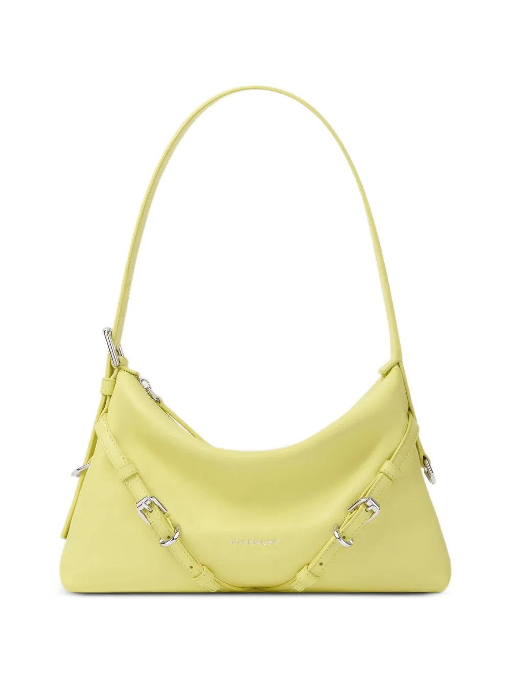 Givenchy mini Voyou bag in shiny leather - Yellow
