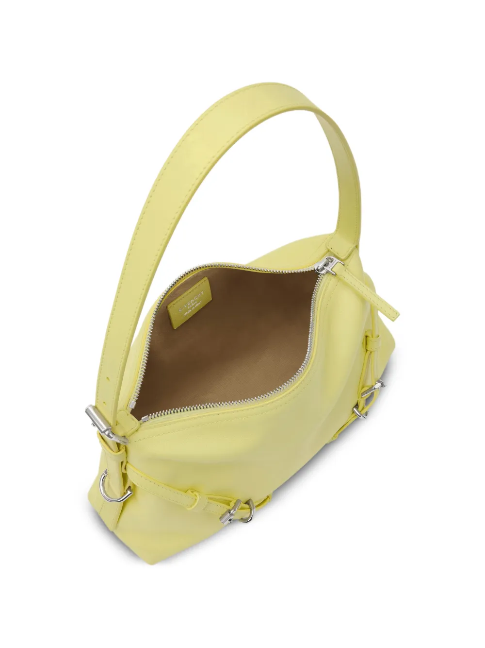 Givenchy Mini Voyou tas van glanzend leer Geel