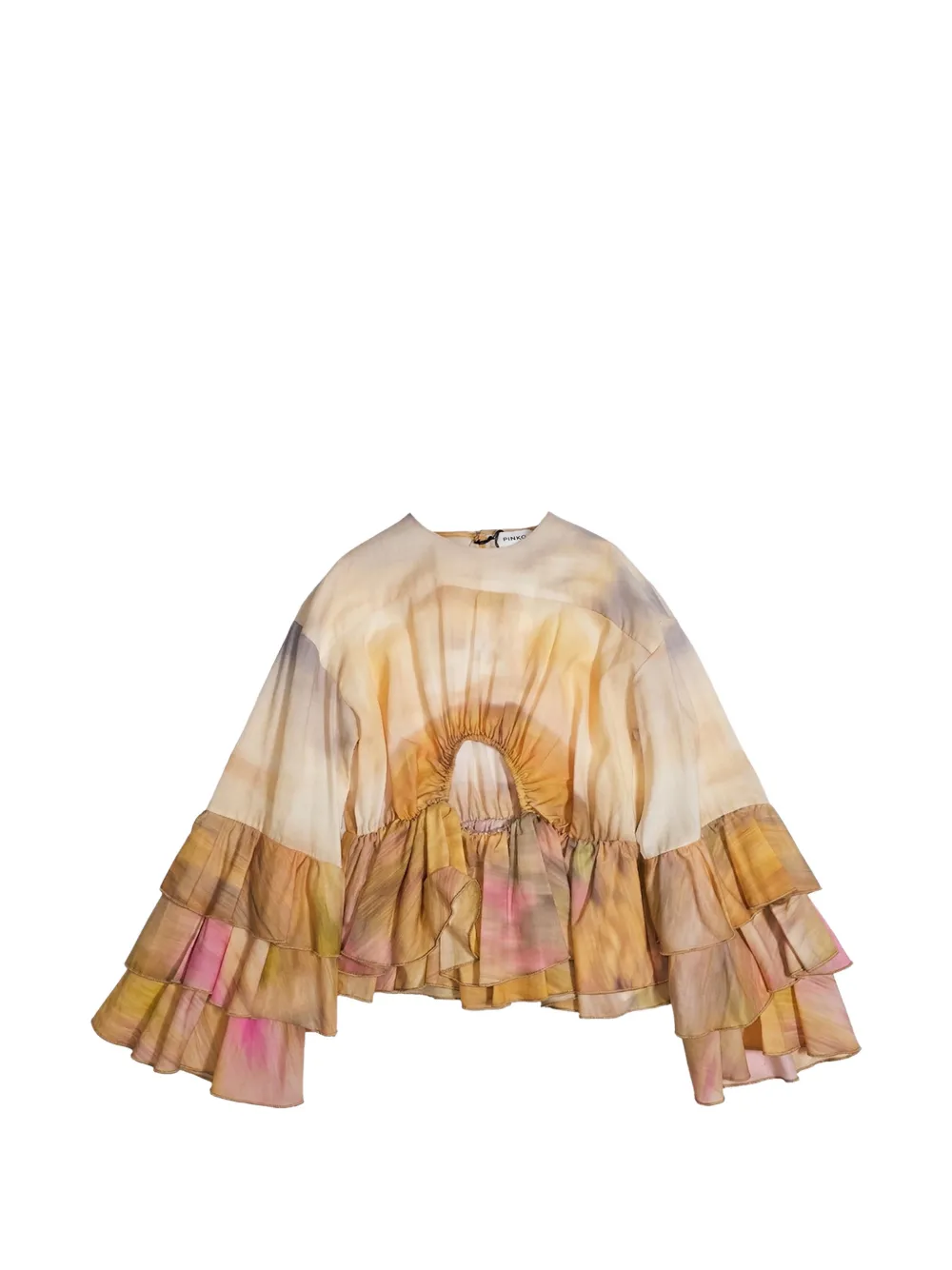 Pinko Kids Blusa con ruches - Toni neutri