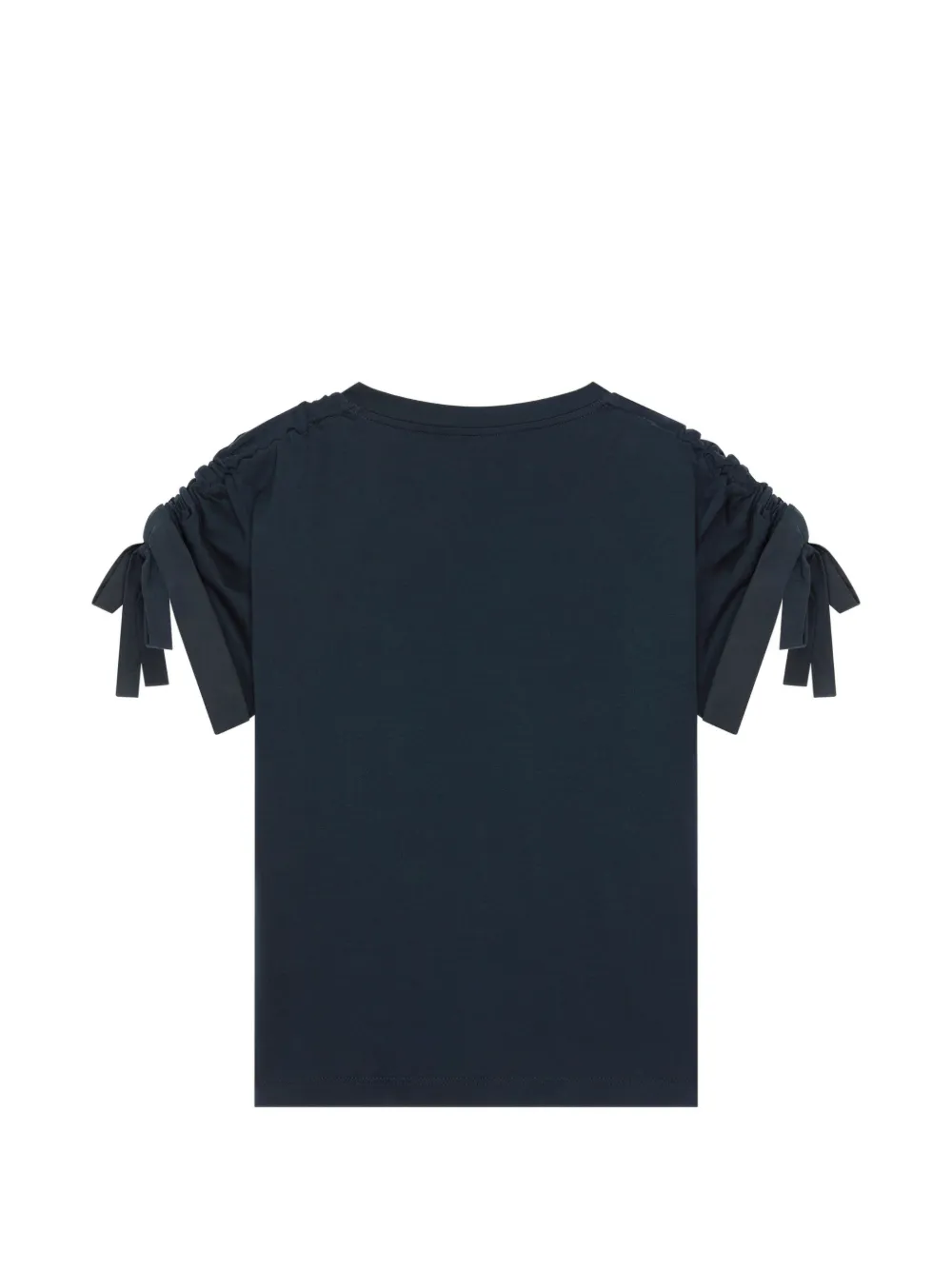 Givenchy Katoenen T-shirt met strikken Blauw