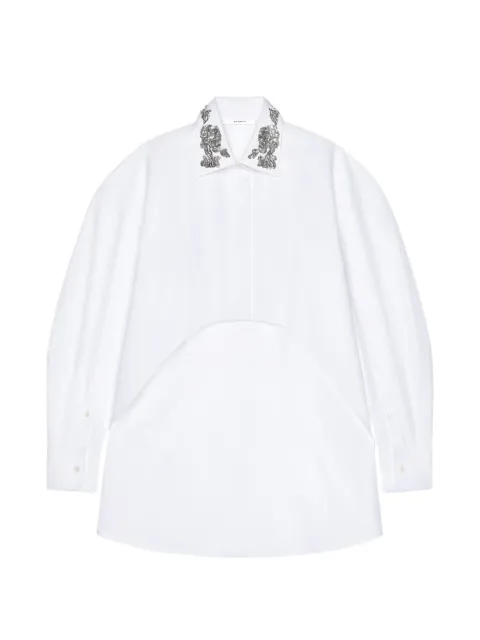 Givenchy Camisa assimétrica com aplicação de paetês