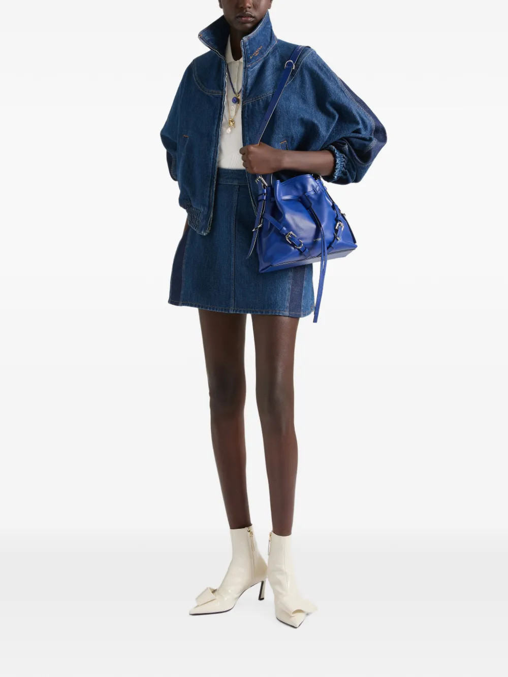 Givenchy Kleine Voyou bucket-tas Blauw