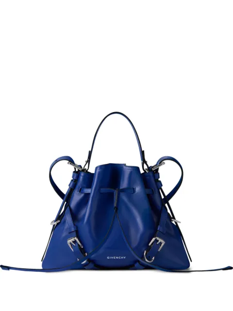 Givenchy Small Voyou bucket bags in shiny leather
