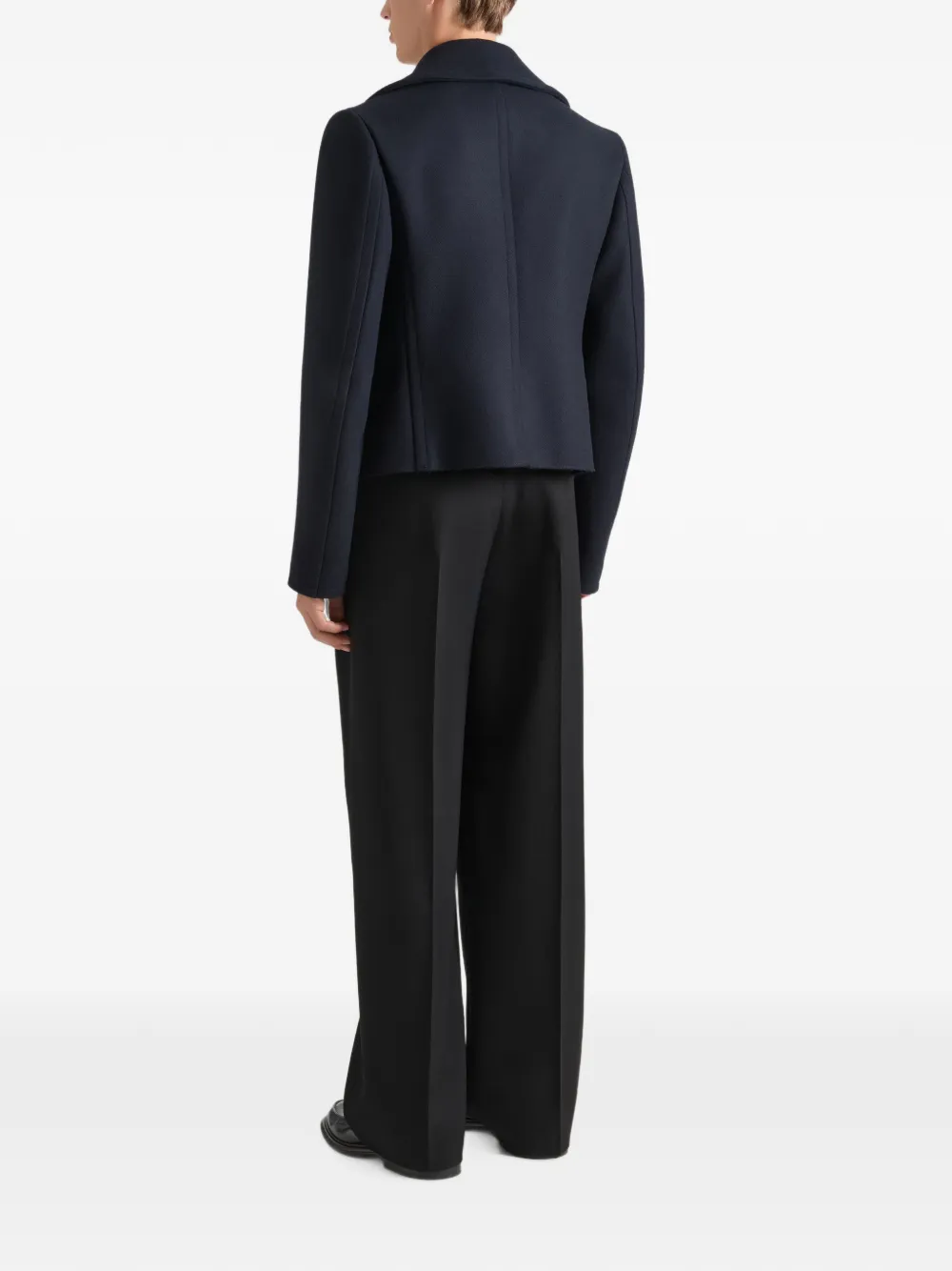 Givenchy Wollen cropped sailorjas Blauw