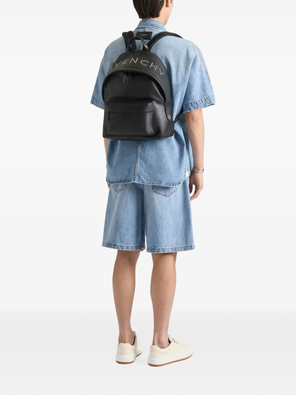 Givenchy Cargo leren rugzak met studs Zwart