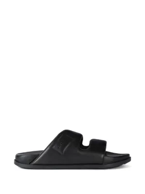 Prada ラバーストラップ サンダル | ブラック | FARFETCH JP