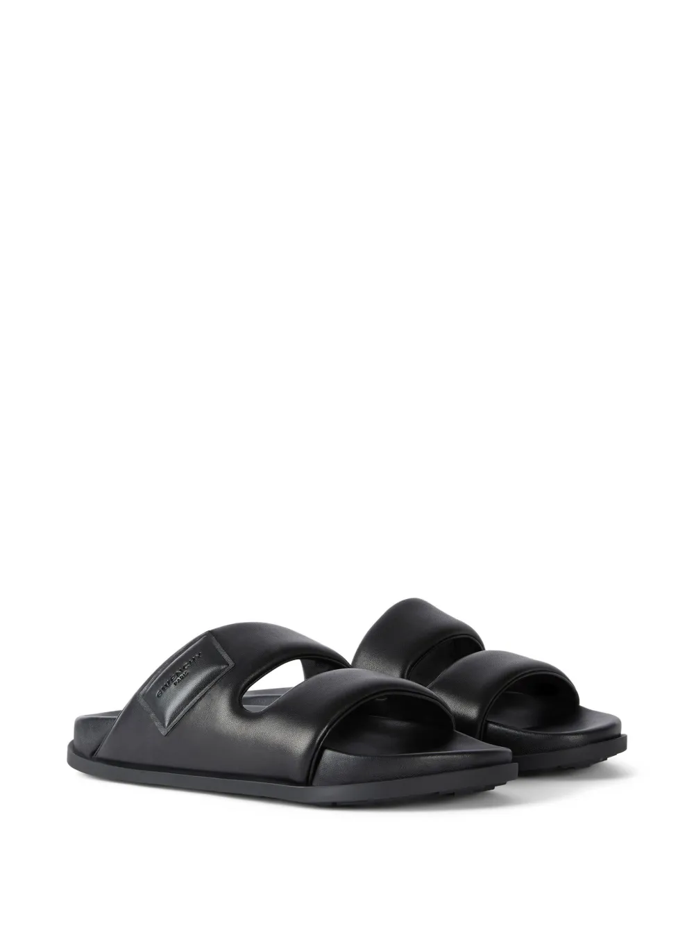 Givenchy padded leather sandals Zwart