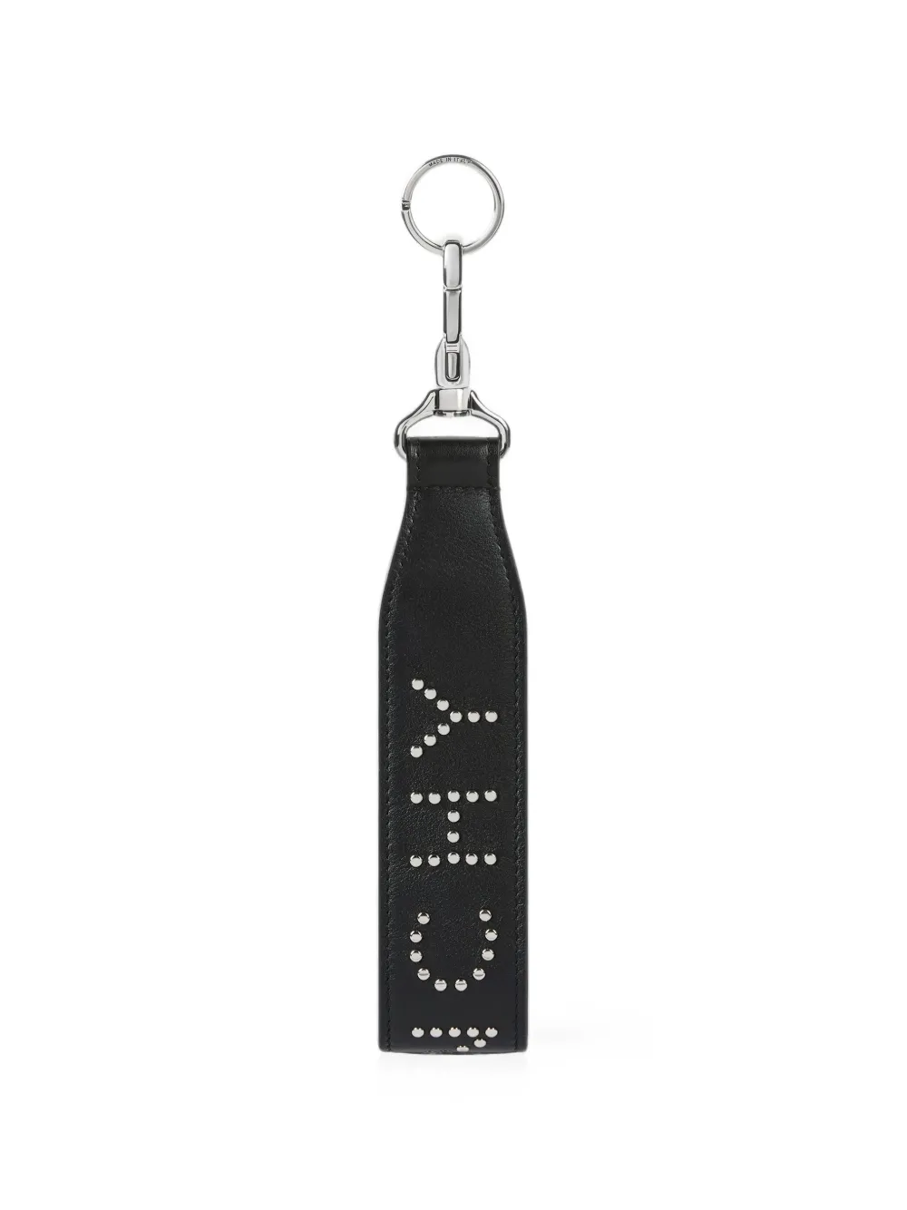 Givenchy Cargo leren sleutelhanger met studs Zwart