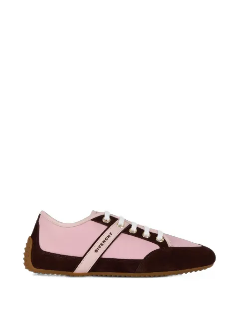 Givenchy Slim suede-trim panelled sneakers