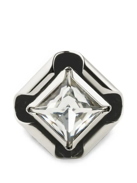 Givenchy Deconstructed Crystals ring in metal and crystals
