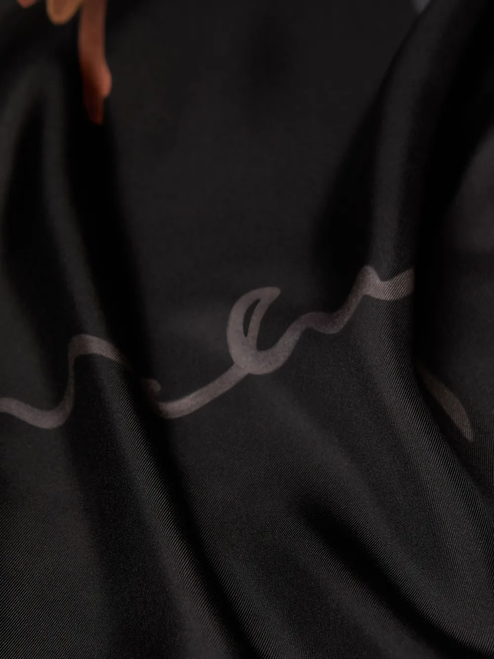 Givenchy Zijden sjaal met veelkleurig -kenmerk Zwart