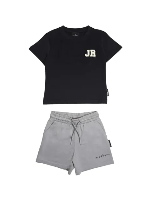 John Richmond Junior conjunto con logo estampado