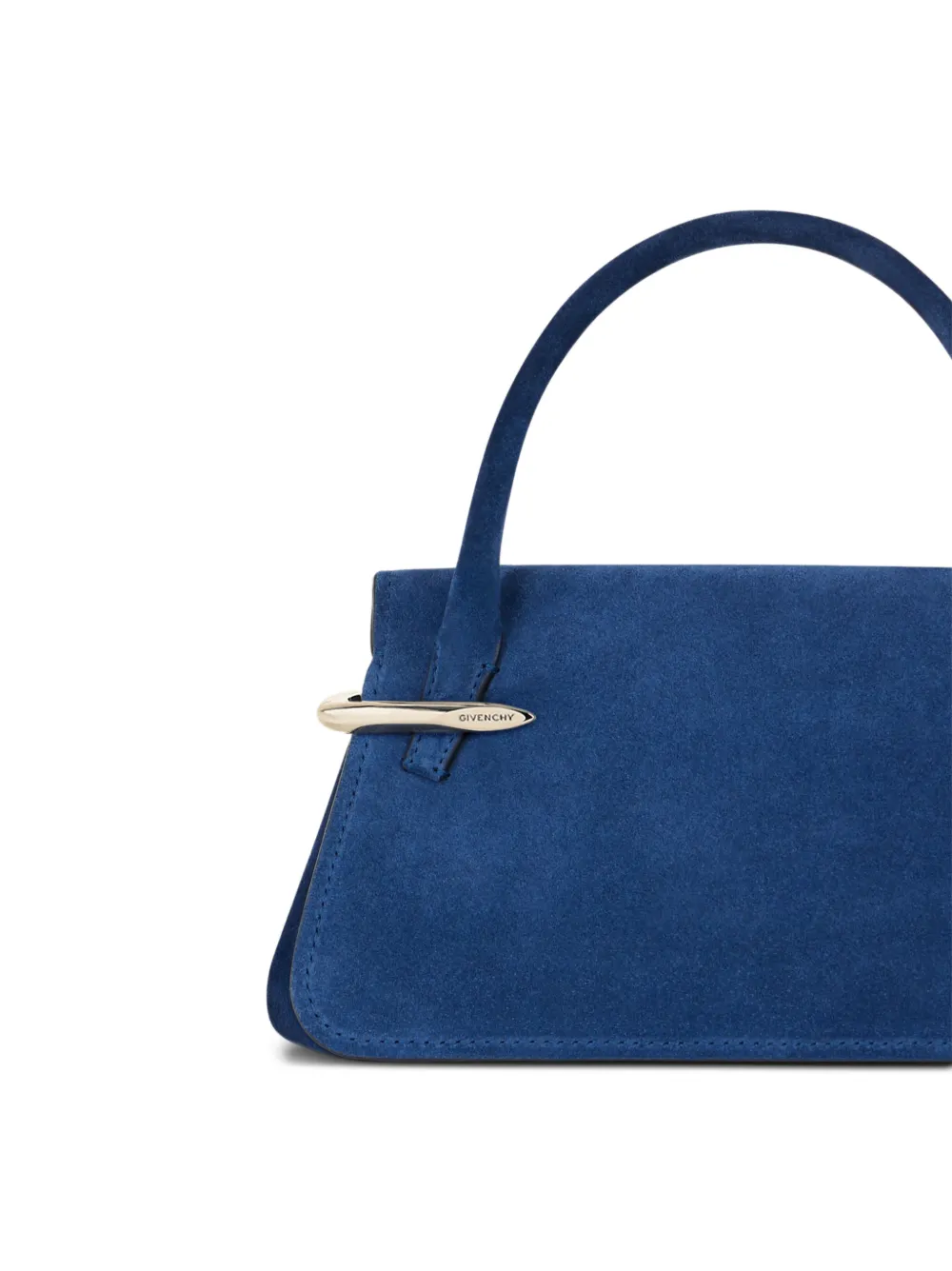 Givenchy Pinch suède leren mini-tas Blauw