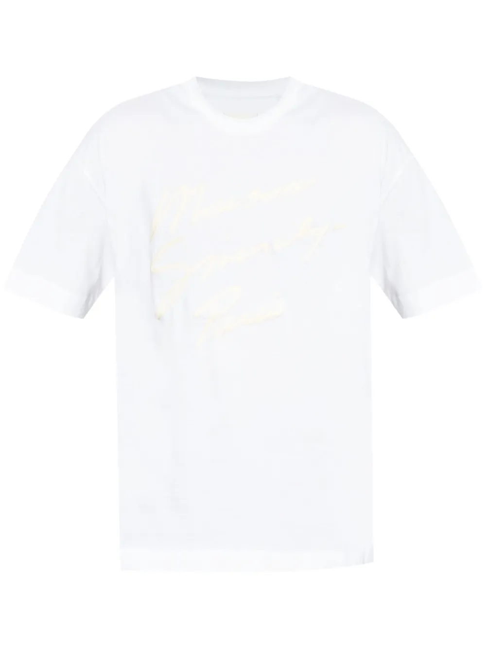 Givenchy t-shirt Maison GIVENCHY en coton - Blanc Givenchy t-shirt Maison GIVENCHY en coton - Blanc