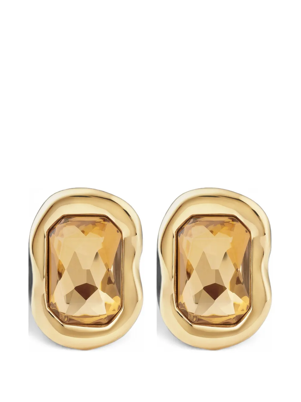 Givenchy Sculptural Crystal earrings in metal and crystals · OS