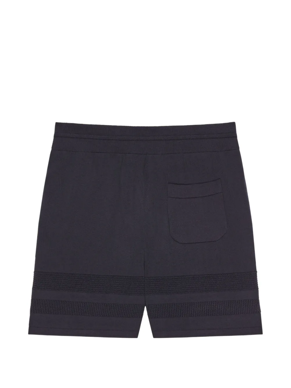 Givenchy Gebreide shorts met mesh details Blauw