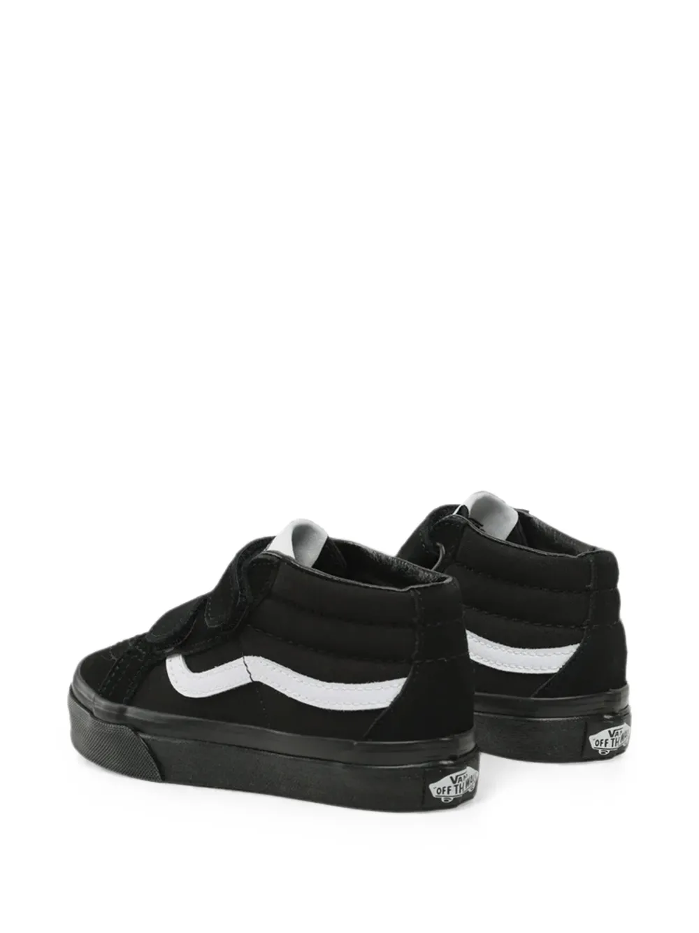 Vans Kids Sk8-Mid V sneakers met klittenband Zwart
