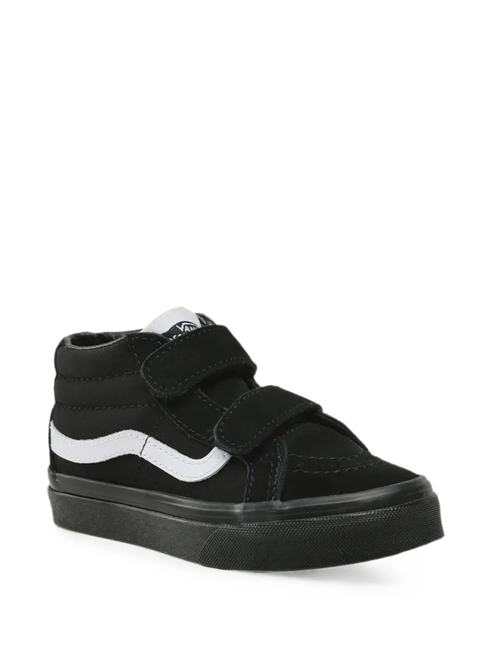 Vans Kids Sneakers Sk8-Mid V con strappo - Nero