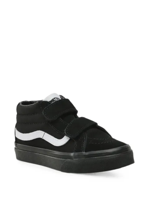 Vans Kids Sk8-Mid V touch-strap sneakers