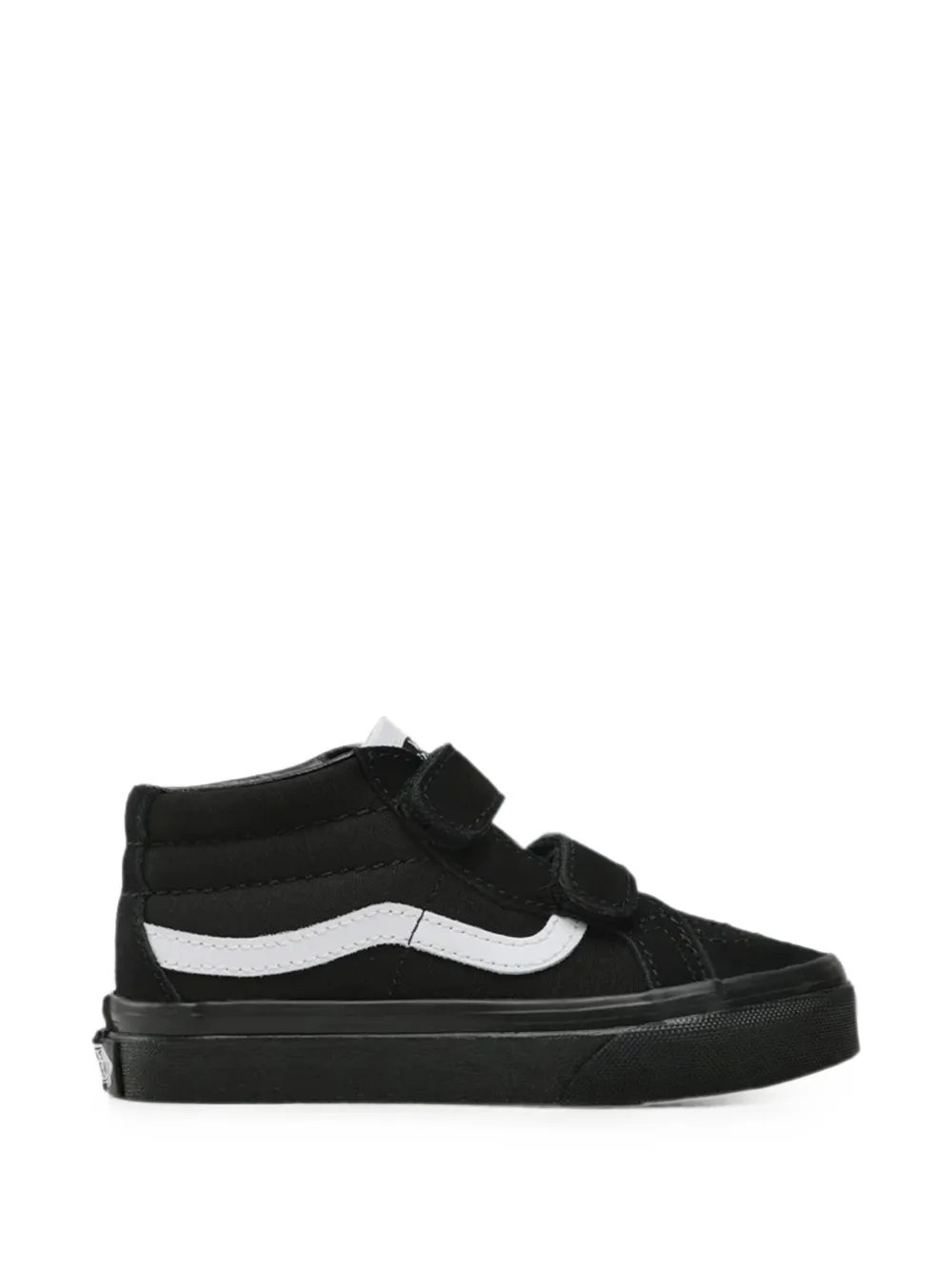 Vans Kids Sk8-Mid V sneakers met klittenband Zwart