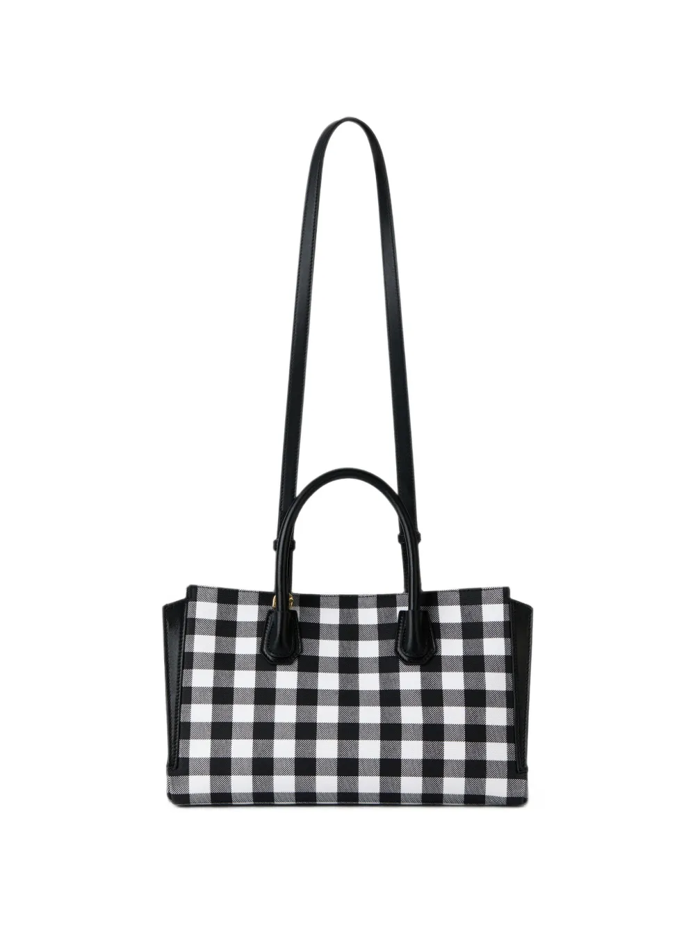 Givenchy Kleine Antigona Catchall geruite canvas tas Wit
