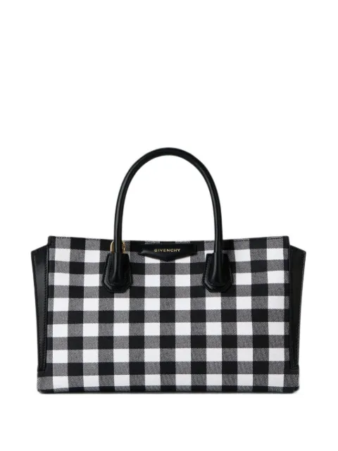Givenchy Bolsa tote Antigona Catchall pequena xadrez