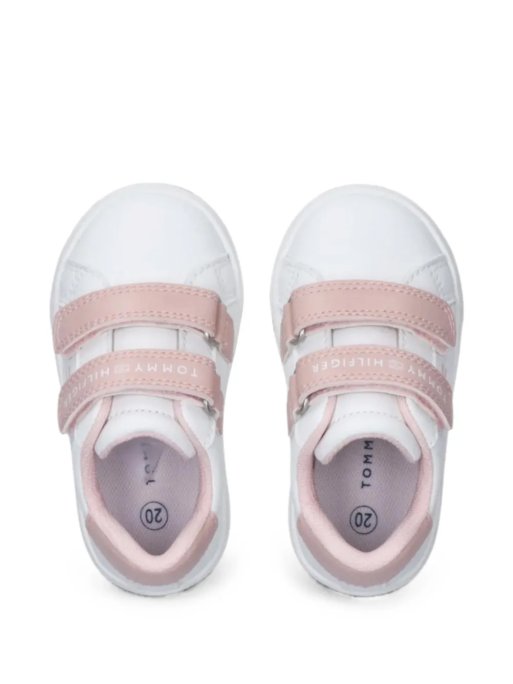 Tommy Hilfiger Junior Sneakers met klittenband Wit