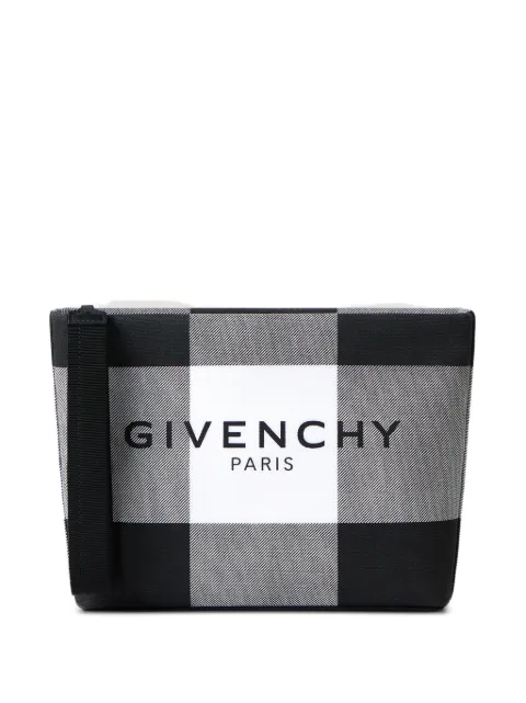 Givenchy pouch in checked canvas