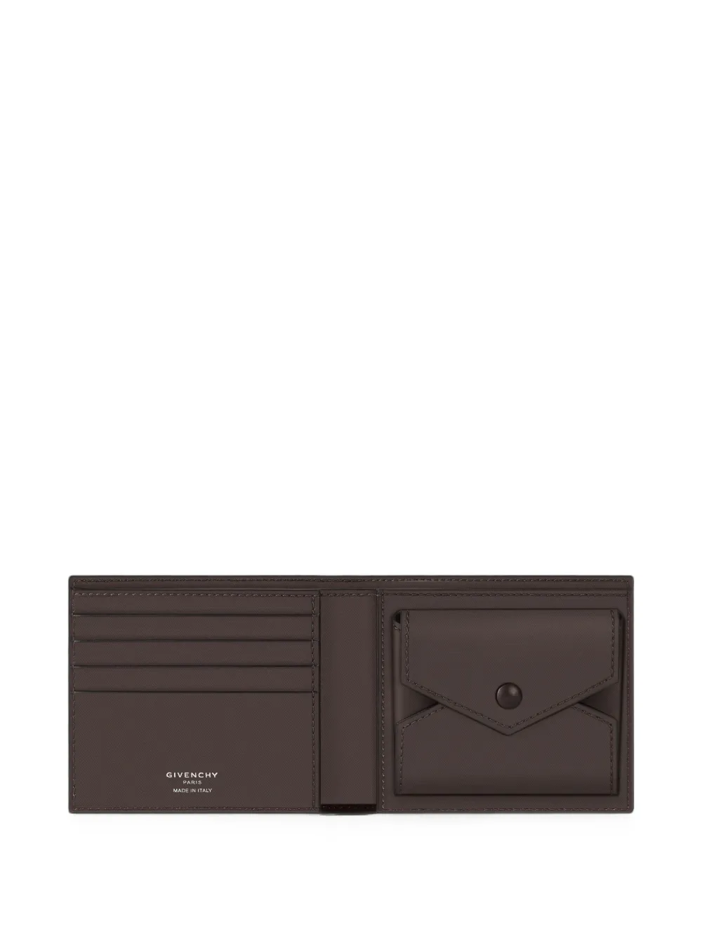 Givenchy Leren portemonnee met pied-de-poule effect Zwart