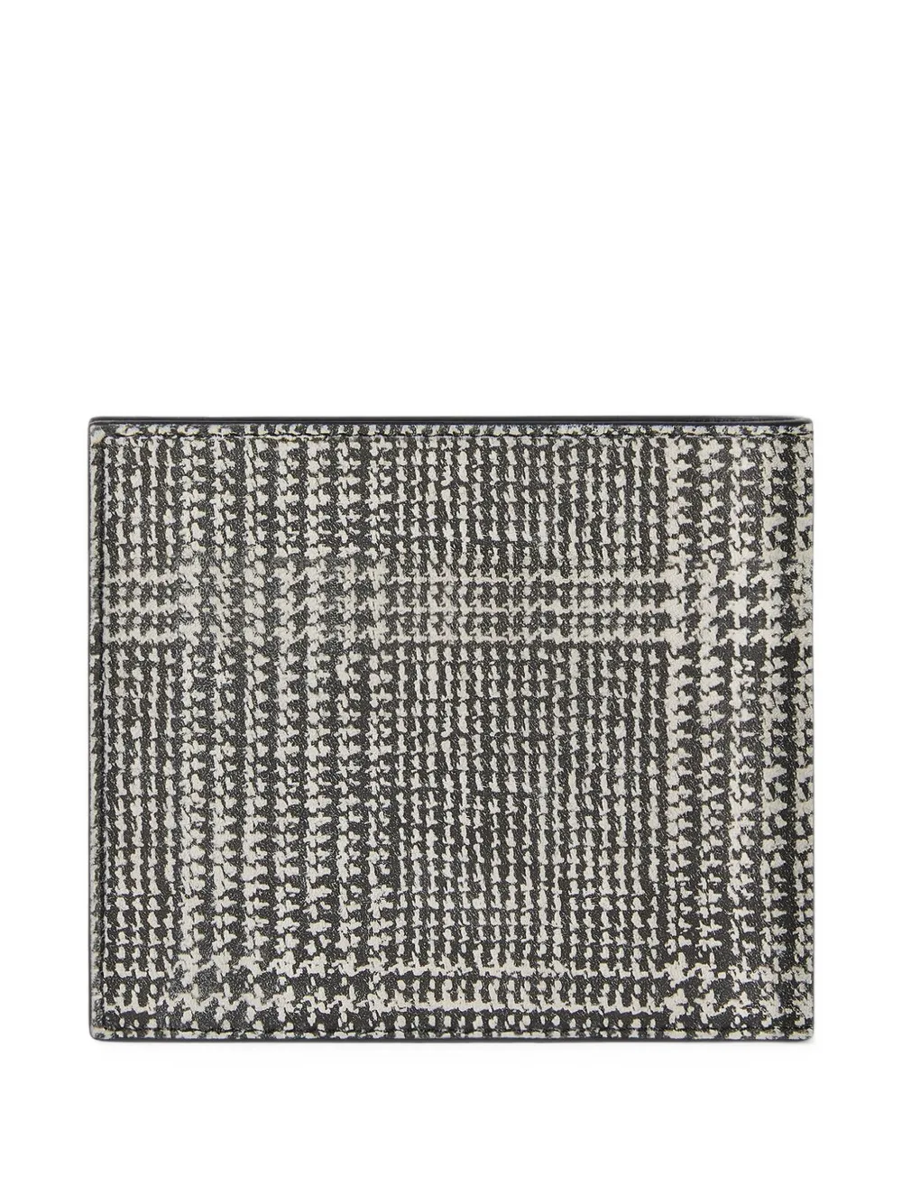 Givenchy Leren portemonnee met pied-de-poule effect Zwart