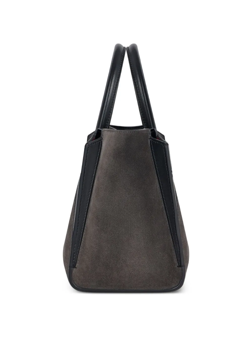 Givenchy Kleine Antigona Catchall suède leren tas Grijs