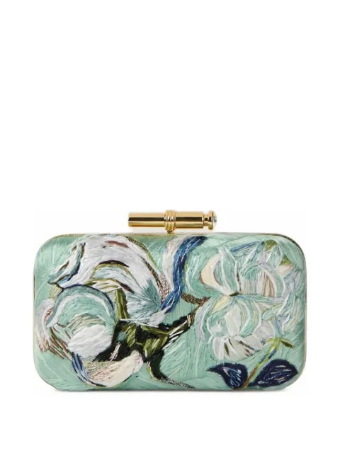 Givenchy pout evening clutch with floral embroideries
