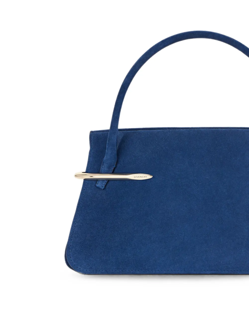Givenchy Medium Pinch suède leren tas Blauw