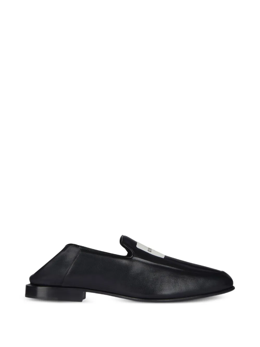 Givenchy Mocassini Label in pelle lucida - Nero