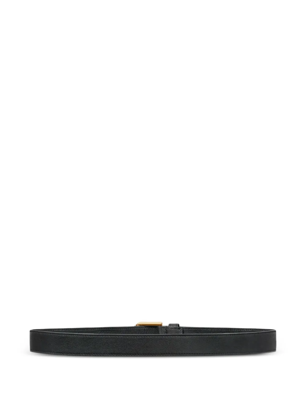 Givenchy Voyou riem van glanzend leer Zwart