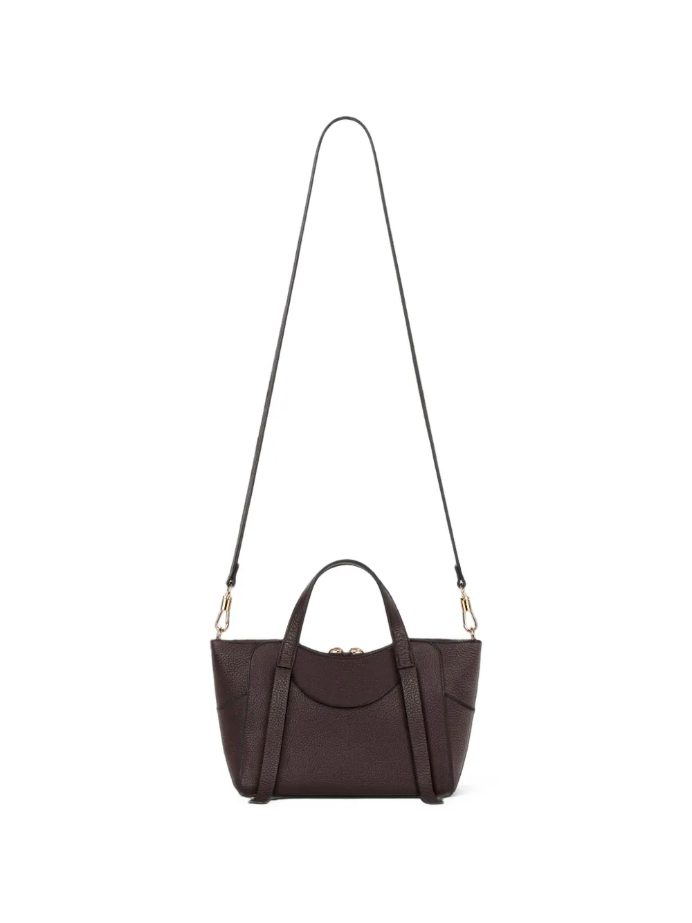 Givenchy Kleine The Snatch tas van bewerkt leer Bruin
