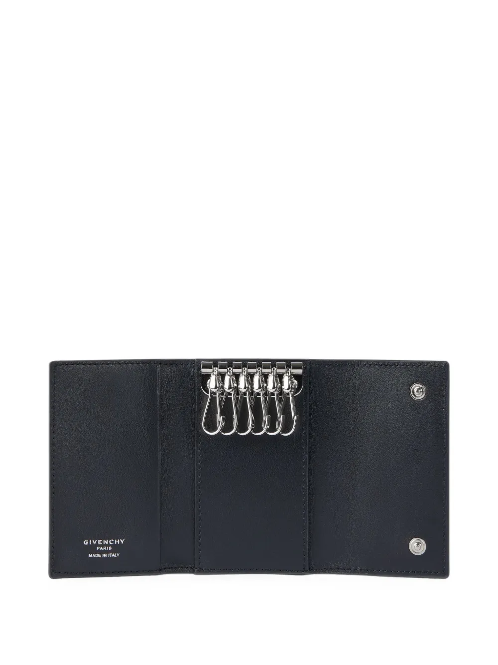Givenchy Sleutelhanger van bewerkt leer Zwart