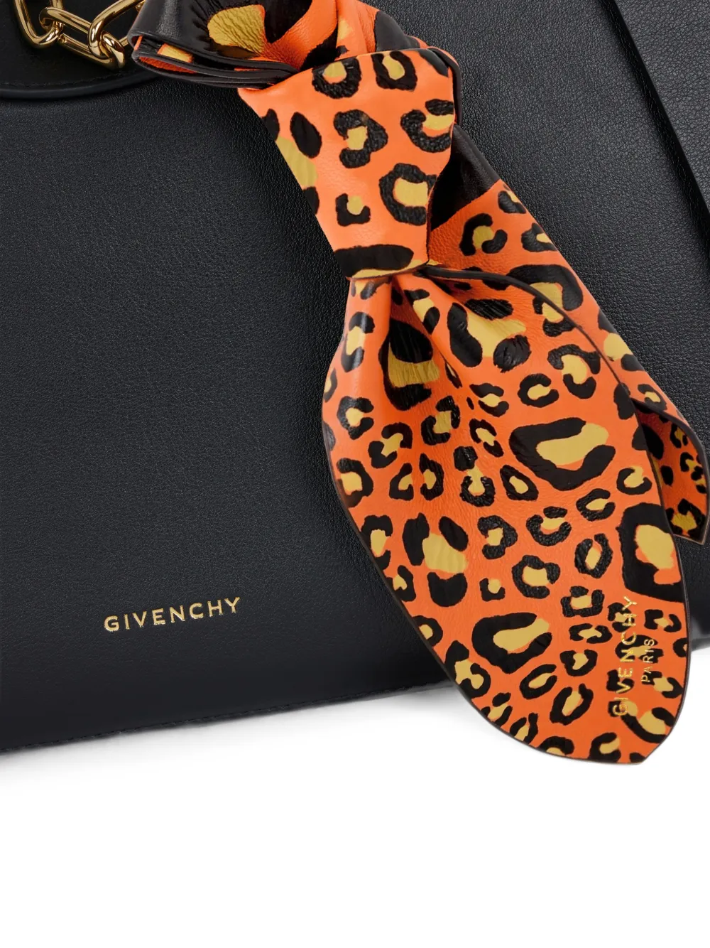 Givenchy Lucky Charms nappaleren tassenbedel met luipaard Oranje