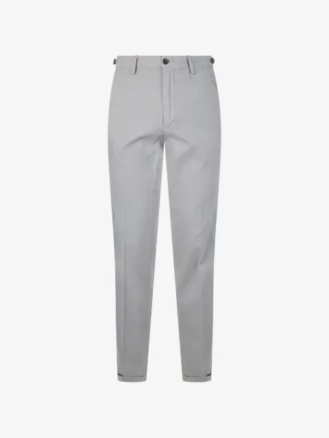 Paul & Shark slim-fit zip-fastening chino trousers