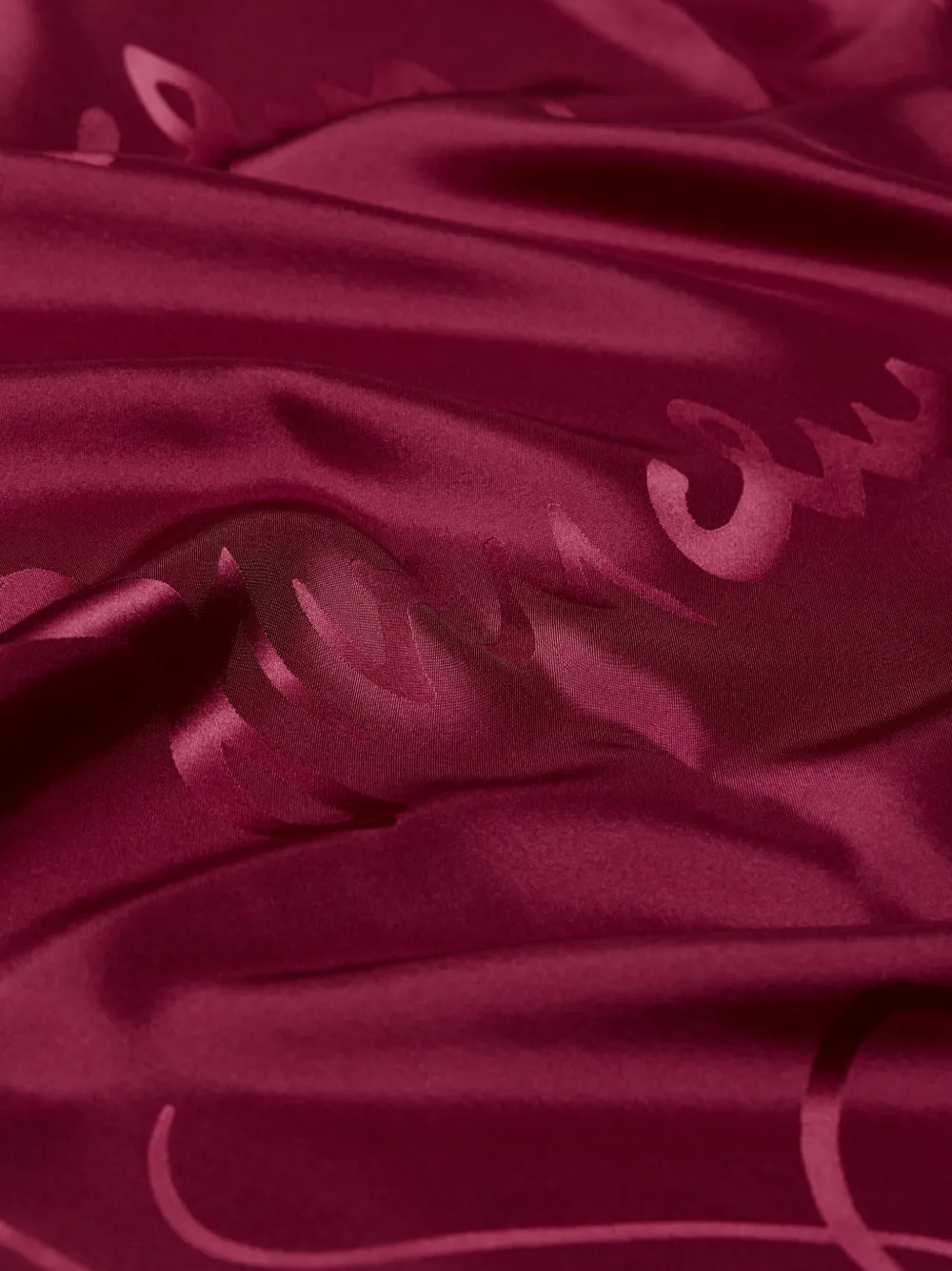 Givenchy Zijden vierkant jacquard met Signature Rood